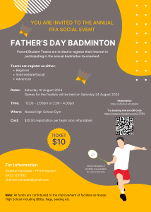 2024 Father's Day Badminton Tournament